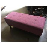 Purple bench/storage, approx 44 inches long