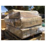 Pallet of walk paper rolls