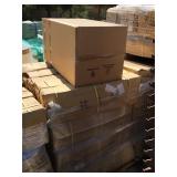 Pallet of walk paper rolls