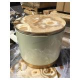 Stone top side table from high end hotel