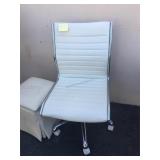 Metal rolling chair from high end hotel