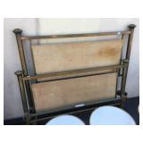 Metal headboard and footboard for a full size (no
