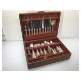 Sterling Kirk Steiff Rose Pattern Flatware Set