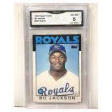 GMA 6 Bo Jackson 1986 Topps Traded
