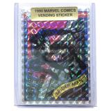 1990 Marvel Vending Sticker - Spider-Man Black