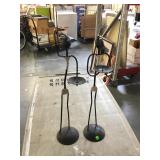 Pair of South African Metal Candle Holders