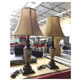 Pair of metal Lamps