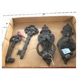 Metal door knockers & keys