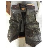 Harley Davidson vest sz Small and Assorted bags