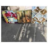 Stretched canvas art