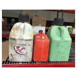 3 gas cans