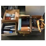 Cart of household items and more