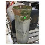 Military cylinder container (No Lid), approx 18