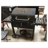 Royal Oak grill on wheels w/cover, approx 5 ft