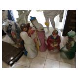 Plastic religious decorations and more, Approx 36