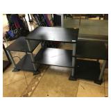 Black entertainment center, approx 50 inches long