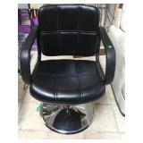 Black Leather  hair stylist