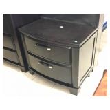 Wood nightstand, approx 31 inches long