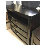 Wood dresser/ entertainment center, approx 45