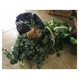 Assorted prop plant decorations