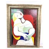 Picasso Giclee on Canvas w/ COA. The Dream,