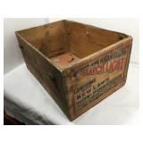 Old wood shipping crate for Diamond Match Co.