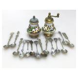 Italian Capodimonte Style Salt and Pepper Shaker,