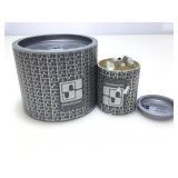 2 Swarovski figures. Penguin and fish. In