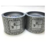 Pair of Swarovski owls in original boxes.