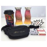 Casino used playing cards, Bellagio pouch, Pair