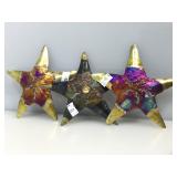 Artesian Copper metal drip sculptures. Starfish.