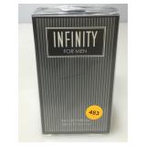 Infinity for Men. eau de parfum. 3.4 fl oz. local.