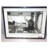 Framed Terry ONeil print.