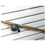 All Wood Fly Fishing Rod w/ Free Stripping Reel.