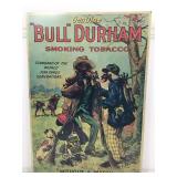 Bull Durham Smoking Tobacco Advertising Poster.