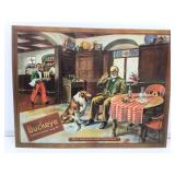 Buckeye Kraeusen Brewed Beer Tin Over Cardboard