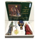 Three Kings Gifts Nativity Figurine Set w/