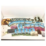 Approx. 130 Vintage Post Cards. Mostly unused Las