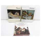 Three Coffee Table Books on Art
