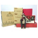 Christmas decor. Fitz and Floyd, Wallace 2 piece