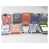 10 assorted Las Vegas Casino used decks of cards.