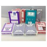 10 assorted Las Vegas Casino used decks of cards.