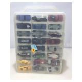 Double sided carry case with contents.