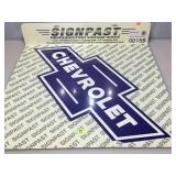 New Metal sign. NIB. Chevrolet Bow Tie