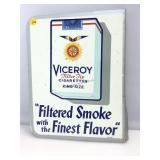 Double sided Metal sign. Viceroy cigarette