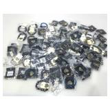 Assorted costume jewelry.