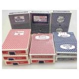 Assorted Casino used decks of cards.