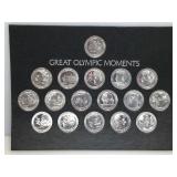 1972 Olympic moment coin collection.