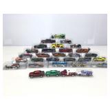 30 Assorted Die Cast Cars. In plastic display