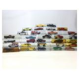 30 Assorted Die Cast Cars. In plastic display